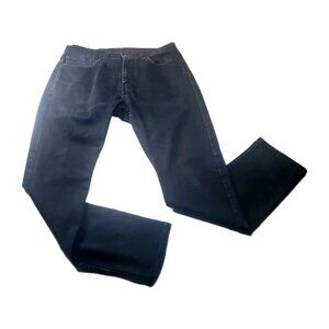 Levi's Jeans Mens 32 X 30 Black Denim Straight Leg Goth Punk Biker Casual